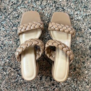 Sincerely Jules Braided Block Heel Sandals 6.5